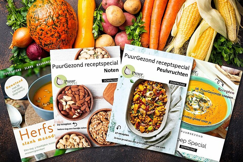 Combipakket herfst PuurGezond pakket van 4 downloads PuurGezond thema herfst