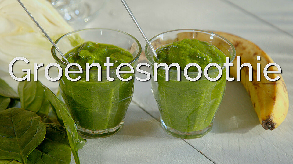 Groentesmoothie Groentesmoothie in een glas