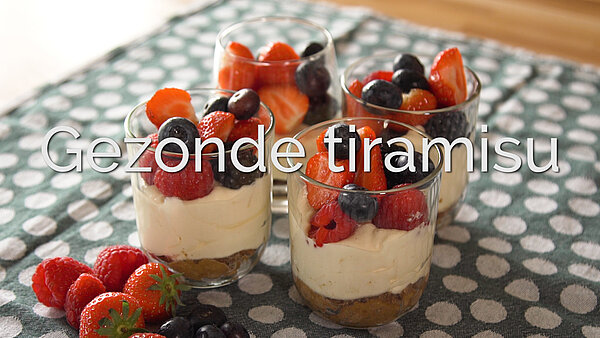 Gezonde tiramisu