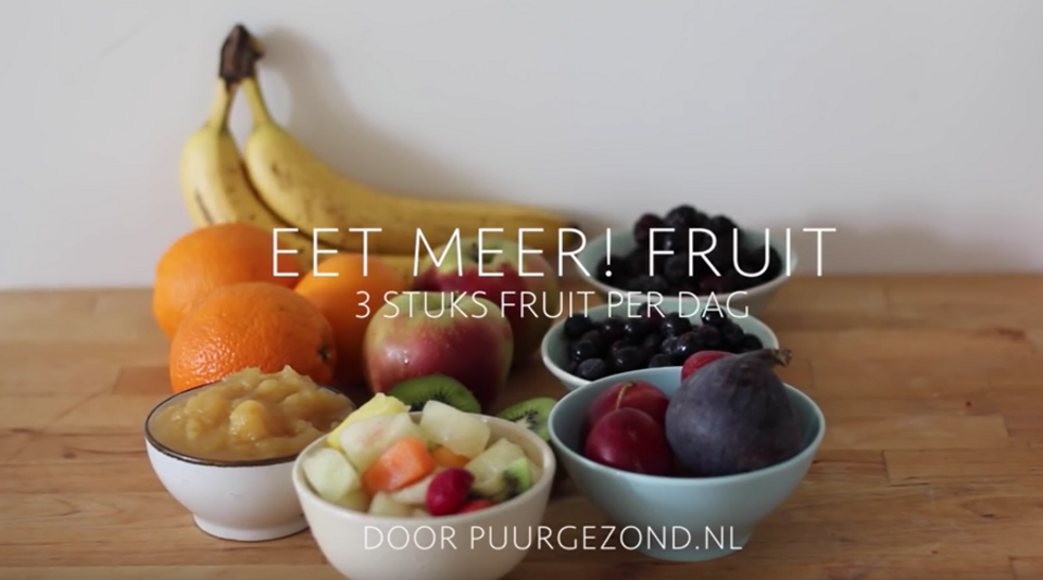 PG Kijken 3 stuks fruit Makkie: dagelijks 3 stuks fruit